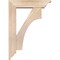 Ekena Millwork Westlake Traditional Smooth Bracket w/ Offset Brace, Douglas Fir, 5 1/2"W x 20"D x 28"H BKT0604X20X28WTL01SDF - alternate 2